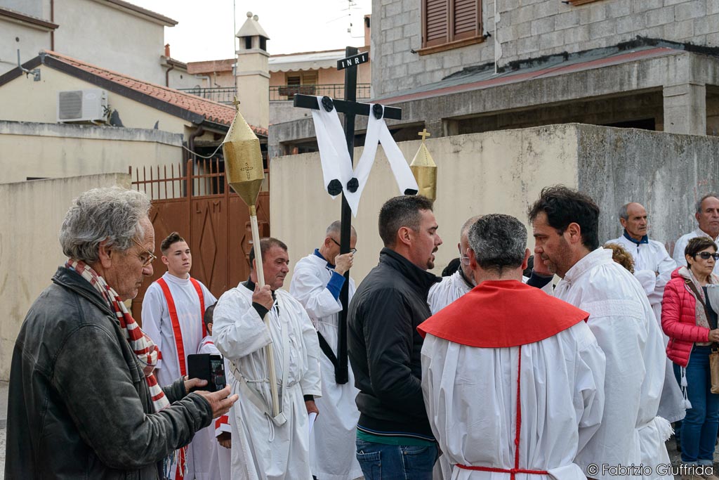 Bernard Lortat-Jacob registra i canti della Settimana Santa, Irgoli 2017